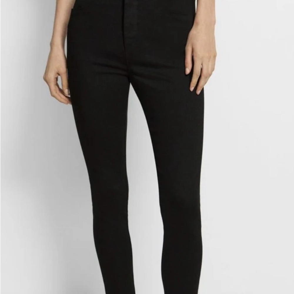J Brand - Jegging in Stretch Twill - Black - Size 24 Waist